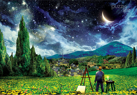 2000피스 직소퍼즐 고흐 별밤2 퍼즐라이프 PL2120