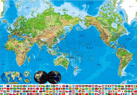 150피스 직소퍼즐 세계지도 큰조각 챔버아트 CAB150-02