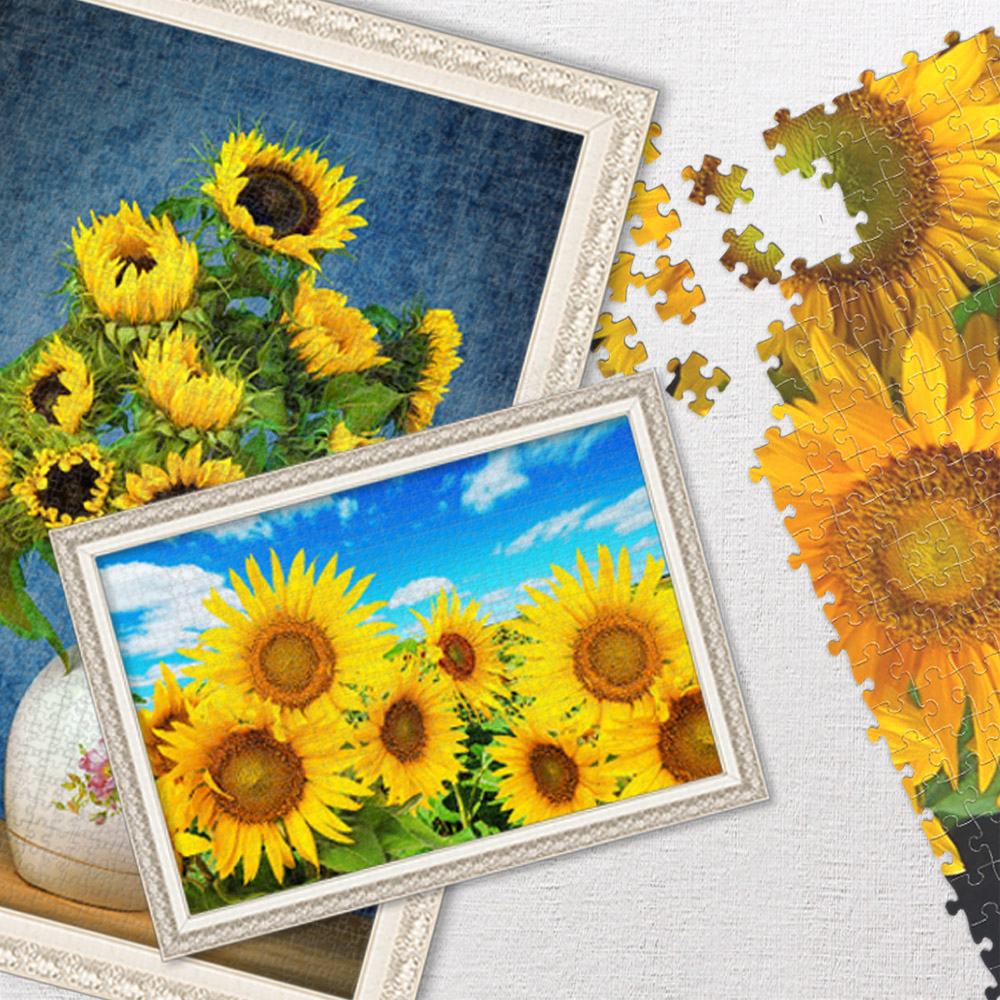 500피스 1000피스 인기 해바라기 직소퍼즐 해바라기 그림액자모음