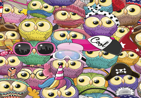 1000피스 직소퍼즐 올빼미 컬렉션 퍼즐코리아 PK1000-3191