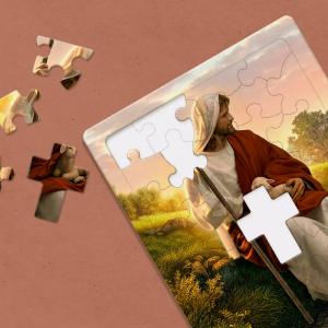 사순절 40조각 교회행사 제작 목재판퍼즐 기독교퍼즐 퍼즐제작