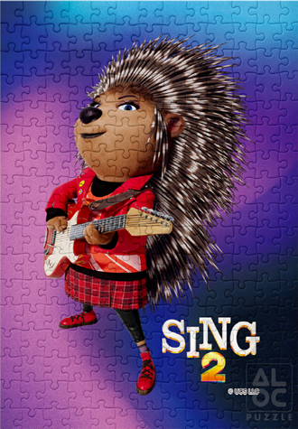 108피스 직소퍼즐 씽2 애쉬 액자 케이스 알록 AL108-7