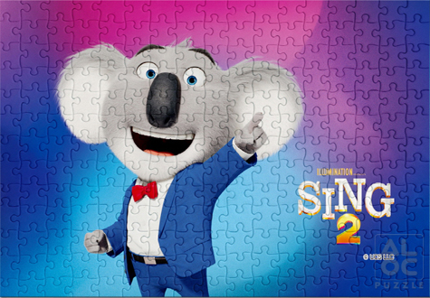 108피스 직소퍼즐 씽2 버스터 액자 케이스 알록 AL108-8