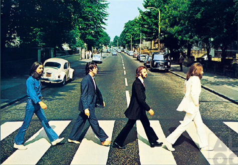 108피스 직소퍼즐 비틀즈 애비로드 액자 케이스 알록 AL108-11