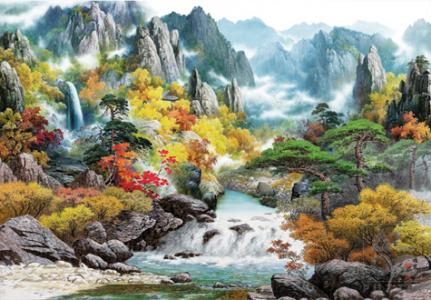 1000피스 직소퍼즐 배산임수 알록 AL3319