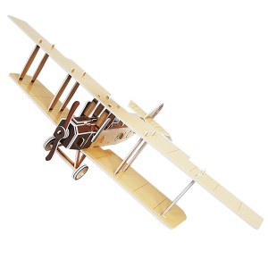 3D입체퍼즐 스탠다드 J-1 비행기 우드락모형 크래커플러스