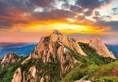 1000피스 직소퍼즐 서울 북한산의 일출 퍼즐갤러리 PG1038