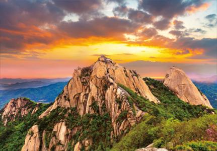 1000피스 직소퍼즐 서울 북한산의 일출 퍼즐갤러리 PG1038