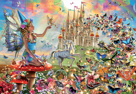 500피스 직소퍼즐 요정과 나비 에듀카 ED19247