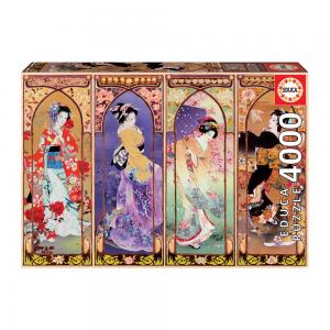 4000피스 직소퍼즐 사인사화 에듀카 ED19055