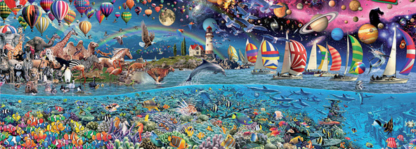 24000피스 직소퍼즐 세상 가장 거대한 퍼즐 와이드 에듀카 ED13434