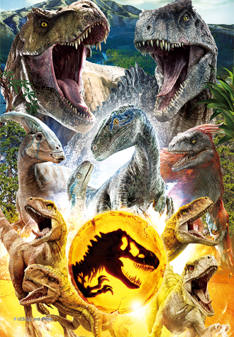 500피스 직소퍼즐 쥬라기월드 도미니언 우정 알록 AL5344