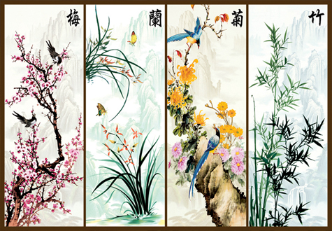 2000피스 직소퍼즐 사군자 미니조각 퍼즐코리아 PK2000-M3227