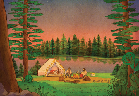 1000피스 직소퍼즐 퍼엉 캠핑 퍼즐코리아 PK1000-9103