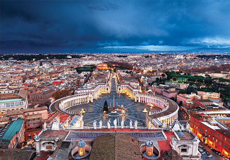 1000피스 직소퍼즐 성 베드로 광장 미니조각 퍼즐코리아 PK1000-M3603