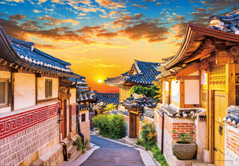 500피스 직소퍼즐 랜드마크 한옥마을의 일몰 학산문화사 HS789213