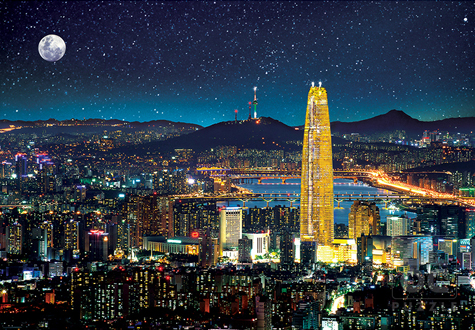 1000피스 직소퍼즐 서울의 야경 알록 AL3025