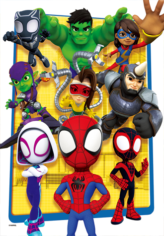 150피스 직소퍼즐 마블 스파이디와 친구들 퍼즐라이프 PL150-13M