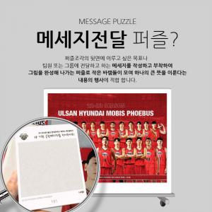 배구단 팬사인회 활용 양면 대형자석퍼즐 주문제작 PBR-03