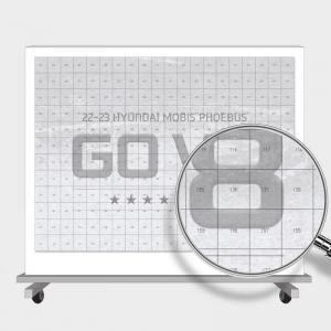 배구단 팬사인회 활용 양면 대형자석퍼즐 주문제작 PBR-03