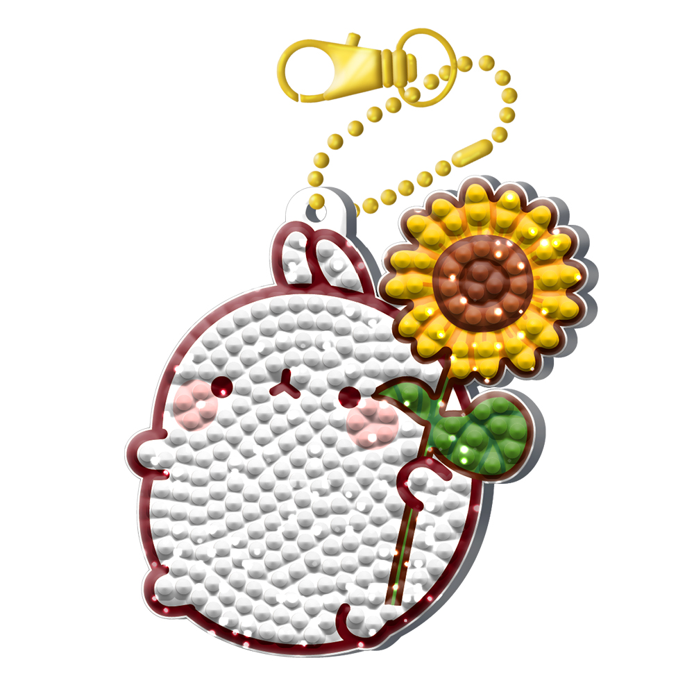 보석십자수 키링 해바라기 몰랑 토이앤퍼즐 TPDK1-51