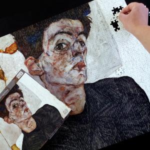 1000피스 직소퍼즐 에곤실레 겨울버찌와 자화상 퍼즐갤러리 PG1046