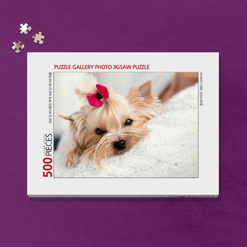 500피스 반려동물 사진직소퍼즐 국내유일 조립가능 제작사진퍼즐