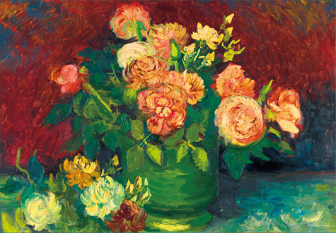 1000피스 직소퍼즐 장미와 모란 학산문화사 HS201672