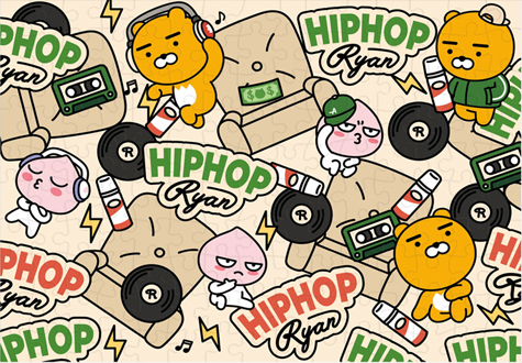 500피스 직소퍼즐 카카오프렌즈 힙합 프렌즈 예림당 YE873986