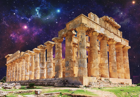 500피스 직소퍼즐 별이 빛나는 헤라신전 학산문화사 HS201856*