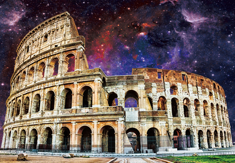 500피스 직소퍼즐 콜로세움의 별밤 학산문화사 HS201863*