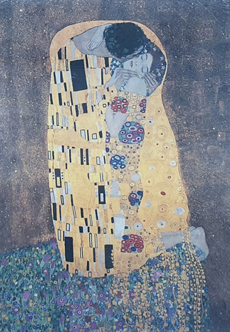 500피스 직소퍼즐 구스타프 클림트 키스 블루캐슬 BC500-3