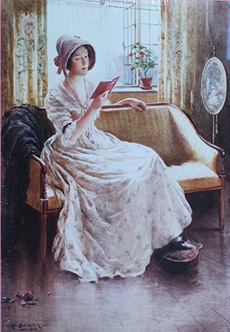 300피스 직소퍼즐 책 읽은 여인 오메가 OMP306 -단종-