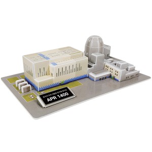 3D입체퍼즐 원자력 발전소 APR1400 우드락모형 크래커플러스 CK74