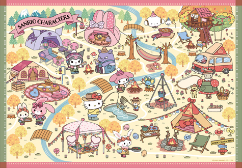 500피스 직소퍼즐 산리오 가을 캠핑 토이앤퍼즐 TPD05-056