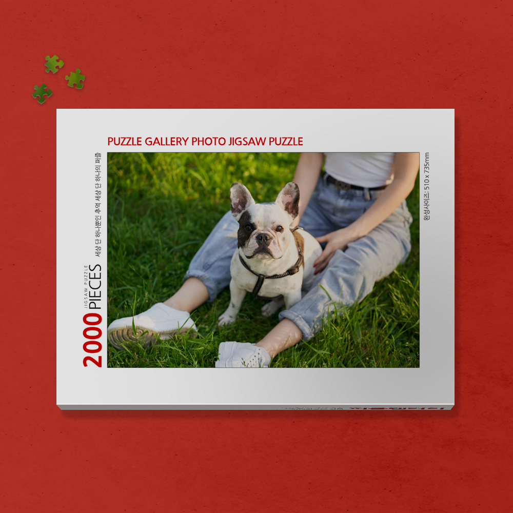 2000피스 미니조각 반려동물 사진직소퍼즐 국내유일 조립가능 제작사진퍼즐