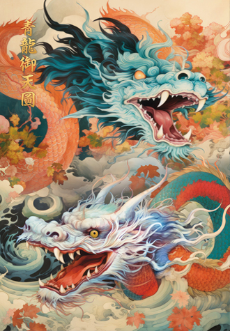 1000피스 직소퍼즐 2024년 청룡어천도 토이앤퍼즐 TPD10-1029