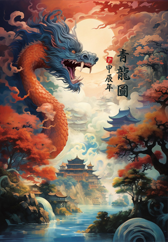 500피스 직소퍼즐 청룡도 홀로그램 토이앤퍼즐 TPD05-1023