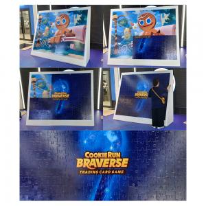 런칭기념 박람회 게임쇼 행사부스 삼각진열장 쿠키런 대형자석퍼즐 주문제작 PBT-01