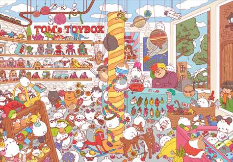 800피스 직소퍼즐 몰랑이 몰랑상점 토이앤퍼즐 TPD08-051