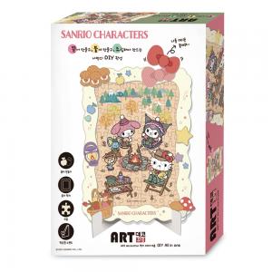 108피스 직소퍼즐 산리오캐릭터 캠핑 꾸미기 액자포함 토이앤퍼즐 TPD108-200