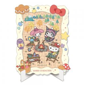 108피스 직소퍼즐 산리오캐릭터 캠핑 꾸미기 액자포함 토이앤퍼즐 TPD108-200