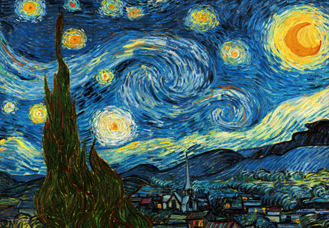 500피스 직소퍼즐 고흐 별이 빛나는 밤에 학산문화사 HS202433
