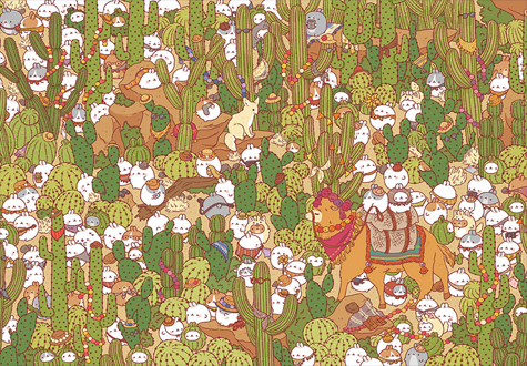 300피스 직소퍼즐 몰랑이 사막생활 어느덧 4년차 토이앤퍼즐 TPD03-035