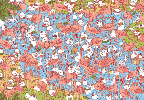 300피스 직소퍼즐 몰랑이 몰랑이와 홍학 토이앤퍼즐 TPD03-037