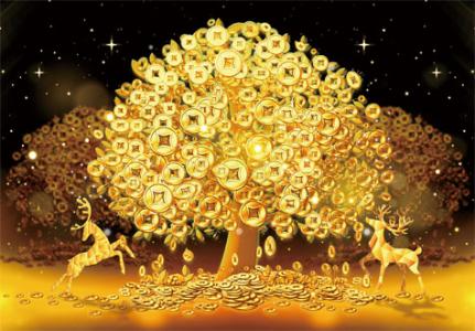 500피스 직소퍼즐 행운과 복을 부르는 황금 돈나무 숲 PG529