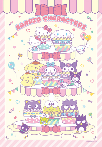 500피스 직소퍼즐 산리오 컵케이크 랜드 토이앤퍼즐 TPD05-060