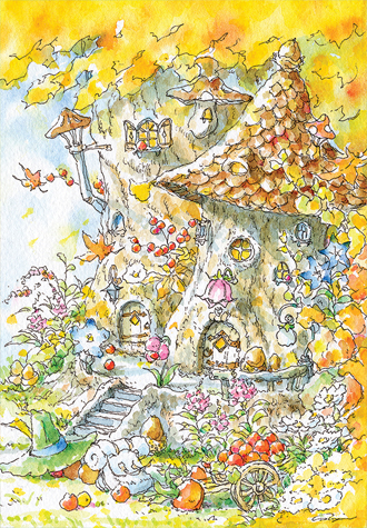 500피스 직소퍼즐 신야 우찌다 요정의 집 가을 퍼즐코리아 PK500-7502