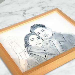 사진인쇄 컬러 변환 LED 포토 아트 무드등 액자