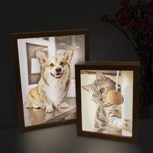 사진인쇄 컬러 변환 LED 포토 아트 무드등 액자